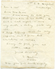 DR Barr Letter from Hospital