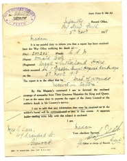 DR Barr notice of death