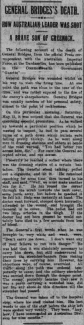 William Throsby Bridges death notice