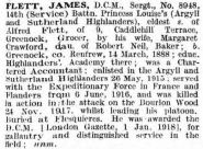 James Flett DCM