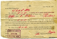 Tom Watson Pay receipt