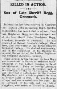 John Henderson Begg