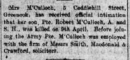 Robert McCulloch A & SH