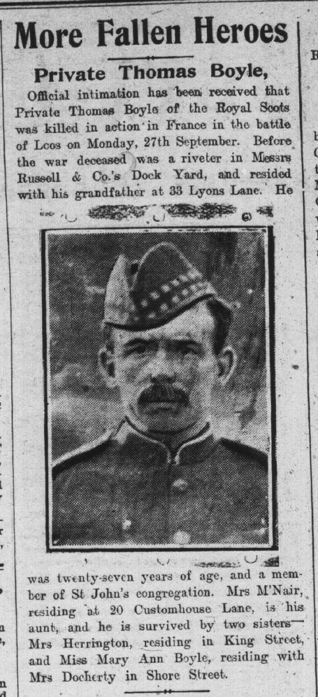 Thomas Boyle (Royal Scots)