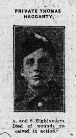 Thomas Haggarty(Argylls)